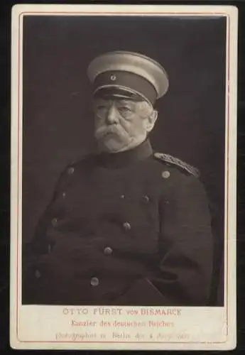 Cabinet Foto Otto Fürst von Bismarck