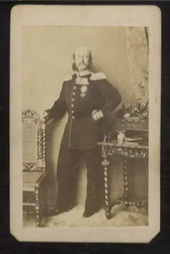 CdV Portrait Großherzog Friedrich Franz II. von Mecklenburg-Schwerin