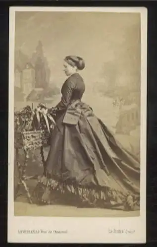 CdV Portrait Herzogin Anna v. Mecklenburg-Schwerin, geb. Prinzessin von Hessen-Darmstadt