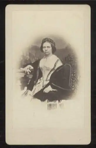 CdV Portrait Fürstin Bertha von Bentheim-Steinfurt