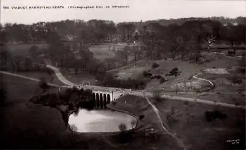 Ak Hampstead Heath London England, Viadukt