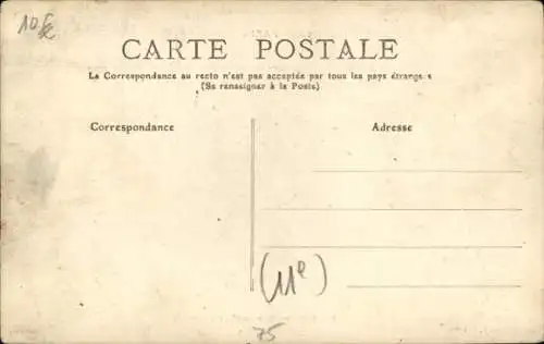 Ak Paris XI., Square Parmentier