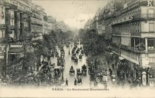 Ak Paris IX, Boulevard Montmartre