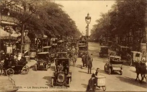 Ak Paris IX., Boulevard Montmartre