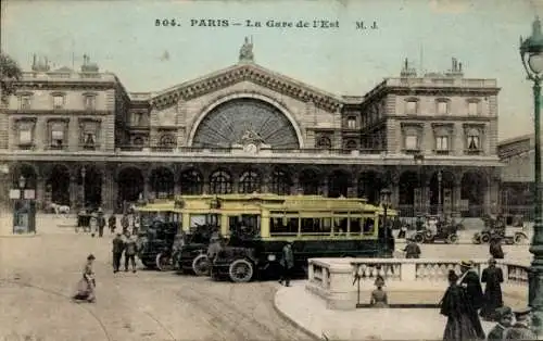 Ak Paris X., Gare de l’Est