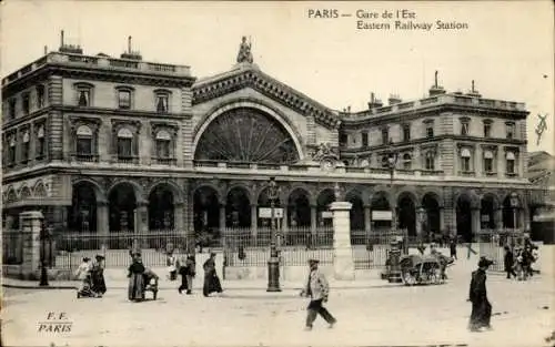 Ak Paris X., Gare de l’Est