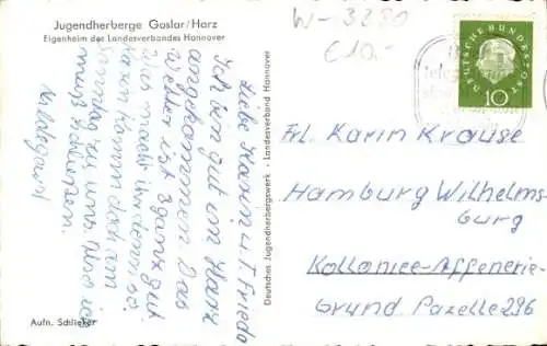 Ak Goslar am Harz, Jugendherberge, Küche, Tagesräume