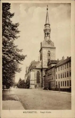 Ak Wolfenbüttel in Niedersachsen, Hauptkirche