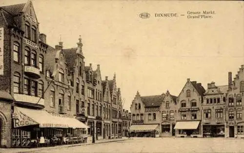 Ak Diksmuide Dixmude Westflandern, Groote Markt