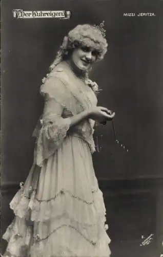 Ak Opernsängerin Maria Jeritza, Der Kuhreigen, Portrait