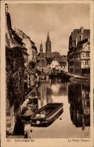 Ak Strasbourg Straßburg Elsass Bas Rhin, Klein Frankreich