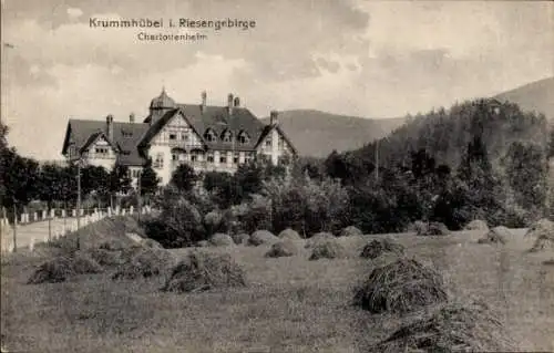 Ak Karpacz Krummhübel im Riesengebirge Schlesien, Charlottenheim
