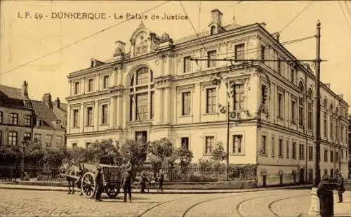 Ak Dunkerque Dünkirchen Nord, Justizpalast