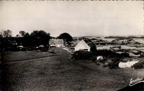 Ak Îles Chausey Manche, vue prise de la chapelle