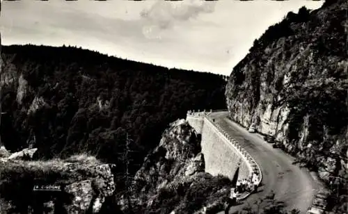 Ak Col de la Schlucht Vosges, La Route de la Schlucht