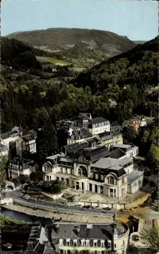 Ak La Bourboule Puy-de-Dôme, Casino vu de la Roche aux Foes
