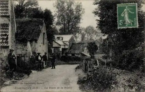 Ak Élancourt Yvelines, Route de la Muelle