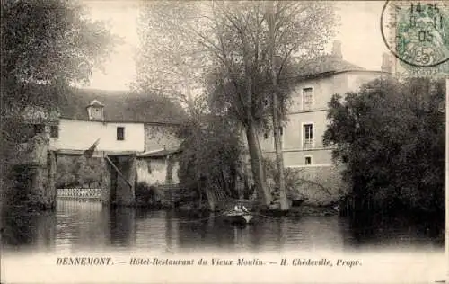 Ak Dennemont Yvelines, Hotel Restaurant de Vieux Moulin