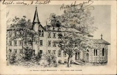 Ak Le Vésinet Yvelines, Sainte Marguerite, Abbé Richard Institution