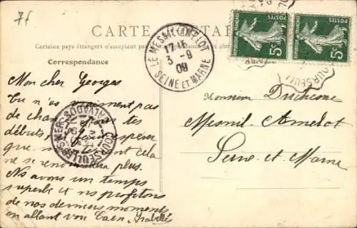 Ak Saint Aubin sur Mer Calvados, Promenade de la Digue