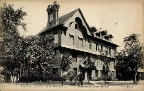 Ak Trouville Calvados, Restaurant Saint Simeon