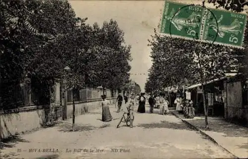 Ak Ouistreham Riva Bella Calvados, Rue de la Mer
