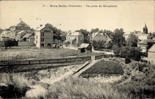 Ak Ouistreham Riva Bella Calvados, Blick vom Semaphor