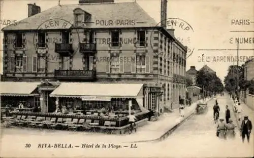 Ak Ouistreham Riva Bella Calvados, Hotel de la Plage