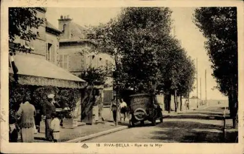 Ak Riva Bella Calvados, Rue de la Mer
