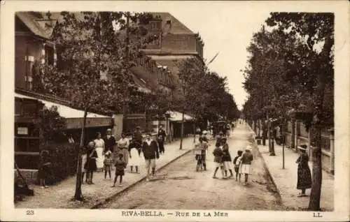 Ak Riva Bella Calvados, Rue de la Mer