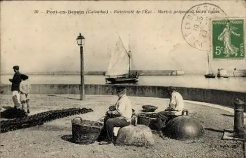 Ak Port-en-Bessin Calvados, Extremite de l’Epi, Marins