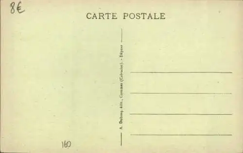 Ak Port en Bessin Calvados, La Tour Vauban