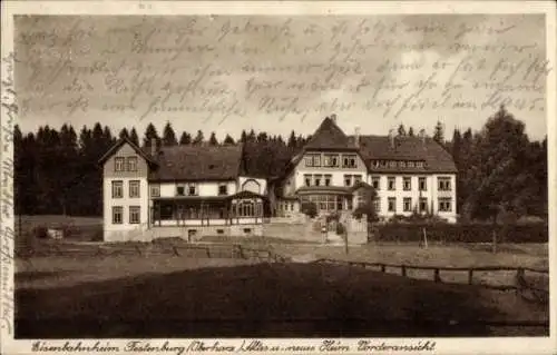 Ak Festenburg Clausthal Zellerfeld im Oberharz, Eisenbahnheim, neues Heim Vorderansicht