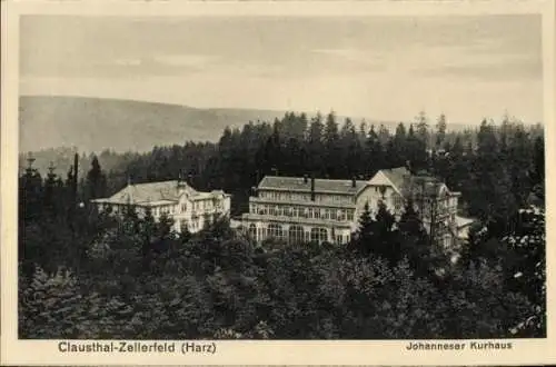 Ak Clausthal Zellerfeld im Oberharz, Johanneser Kurhaus