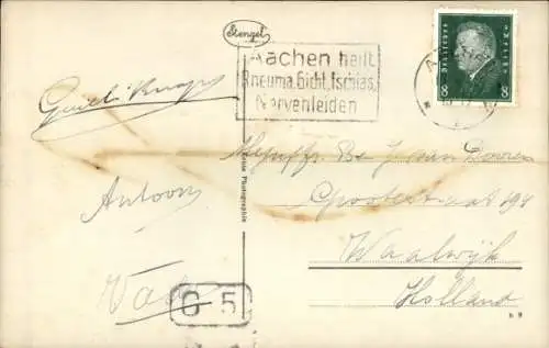 Ak Aachen, Münster, Südseite