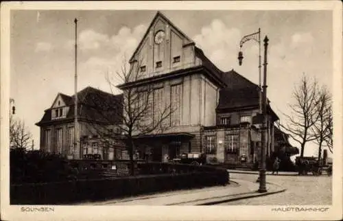 Ak Solingen im Bergischen Land, Hauptbahnof