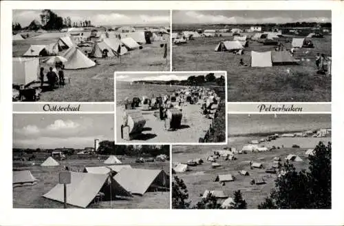 Ak Ostseebad Pelzerhaken Neustadt in Holstein, Zelte, Strand