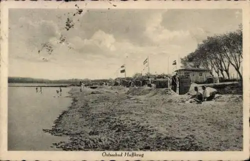 Ak Haffkrug Scharbeutz Ostholstein, Strand