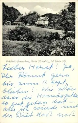 Ak Pönitz Scharbeutz in Ostholstein, Waldhaus Gronenberg