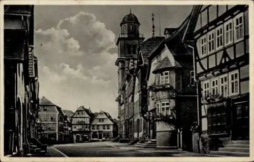 Ak Lauterbach in Hessen, Marktplatz