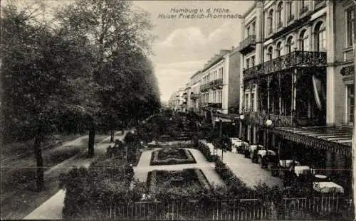 Ak Bad Homburg vor der Höhe Hessen, Kaiser Friedrich Promenade