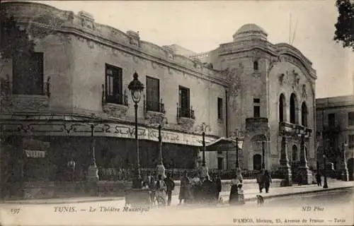 Ak Tunis Tunesien, Das Stadttheater