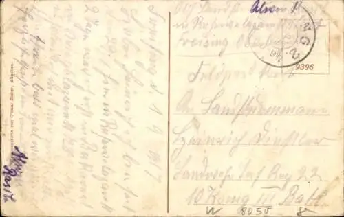 Ak Freising in Oberbayern, Jäserkaserne