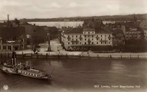 Ak Lindau am Bodensee Schwaben, Hotel Bayrischer Hof