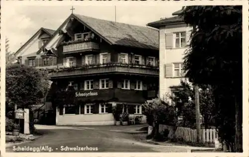 Ak Scheidegg im Allgäu Schwaben, Schweizerhaus