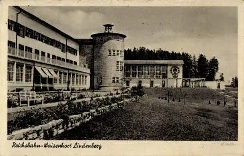 Ak Lindenberg im Allgäu Schwaben, Reichsbahn Waisenhort