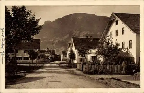 Ak Pfronten im Allgäu, Teilansicht