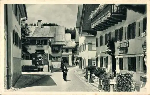 Ak Oberstaufen im Allgäu, Lindauer Straße, Bäckerei Sonne