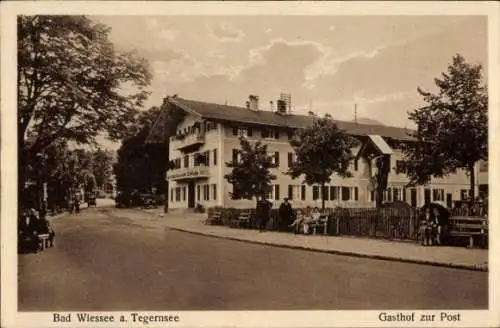 Ak Bad Wiessee in Oberbayern, Gasthof zur Post