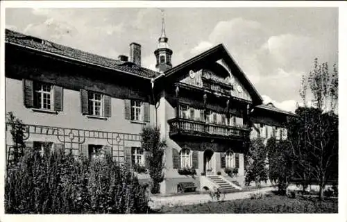 Ak Linden Dietramszell im Bayerischen Oberland, Schulland- und Ferienheim